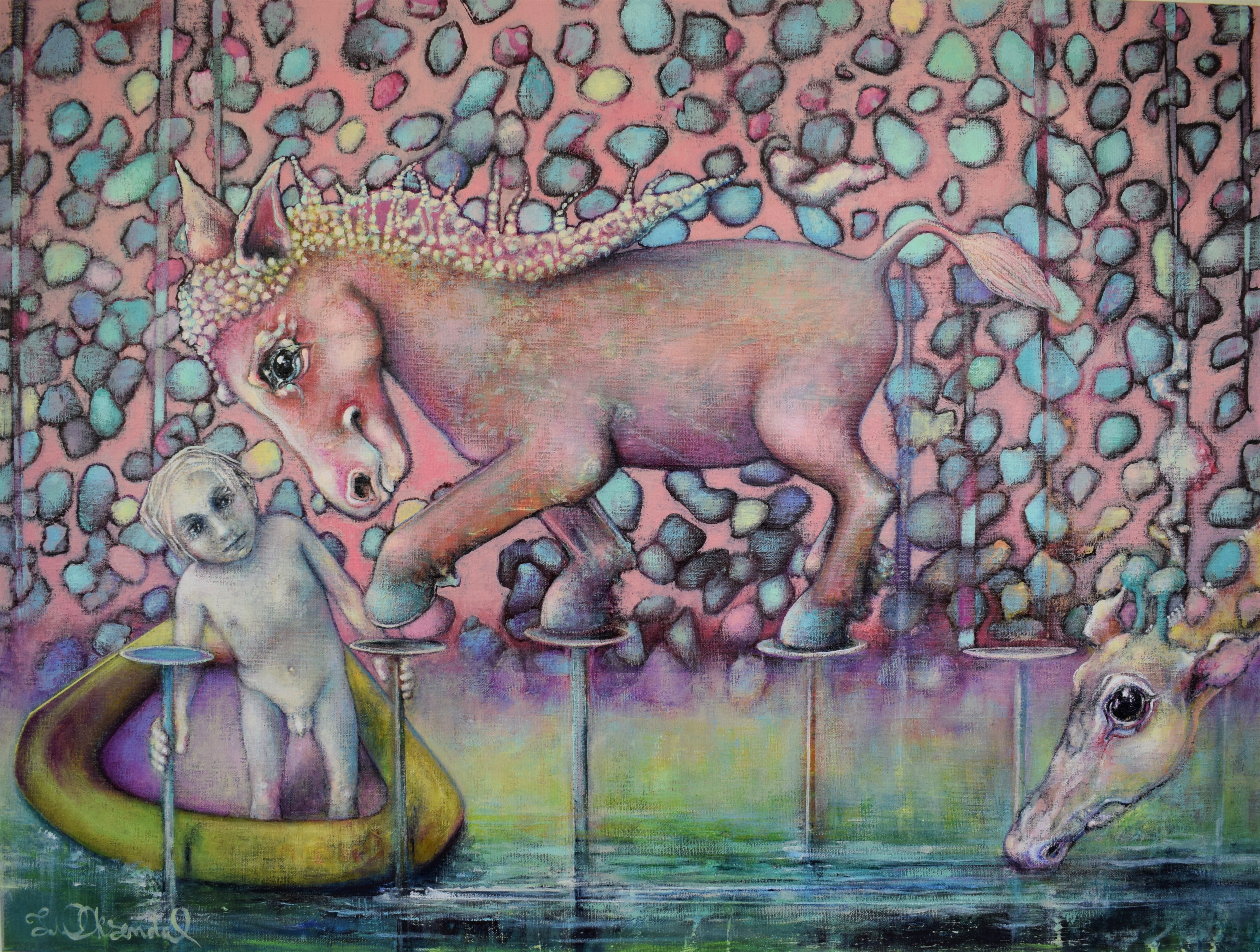 Hjelpesmannen/tilrettelæggeren, 60x80