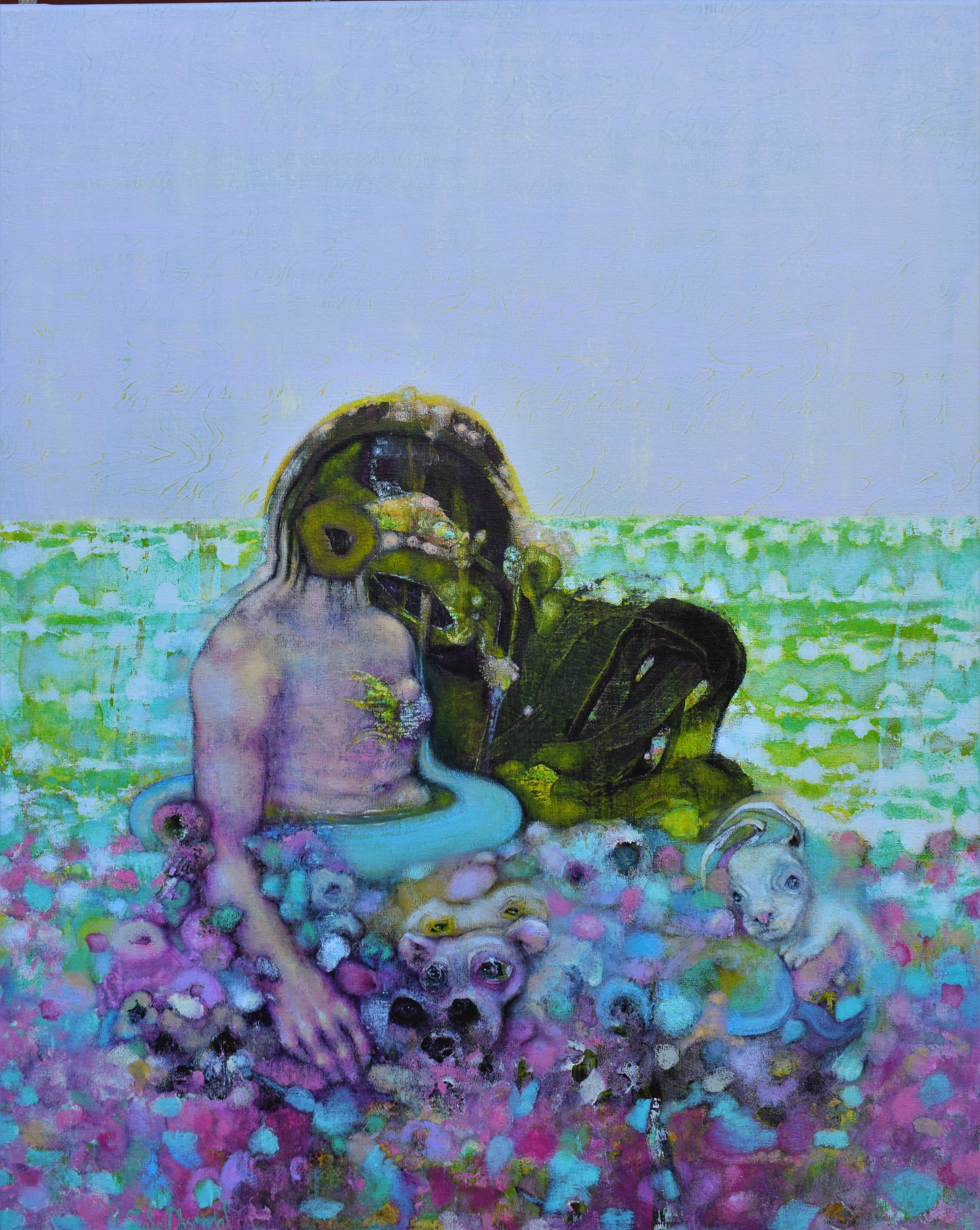 Plastik hav, 80x100cm, DKK 8.600